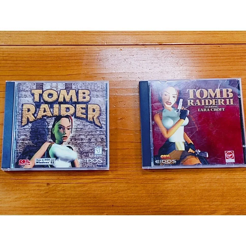 Tomb Raider 1 &‎ Tomb Raider 2 Special Edition PC (Windows 95, 98)⚰️🔫🔫🔥